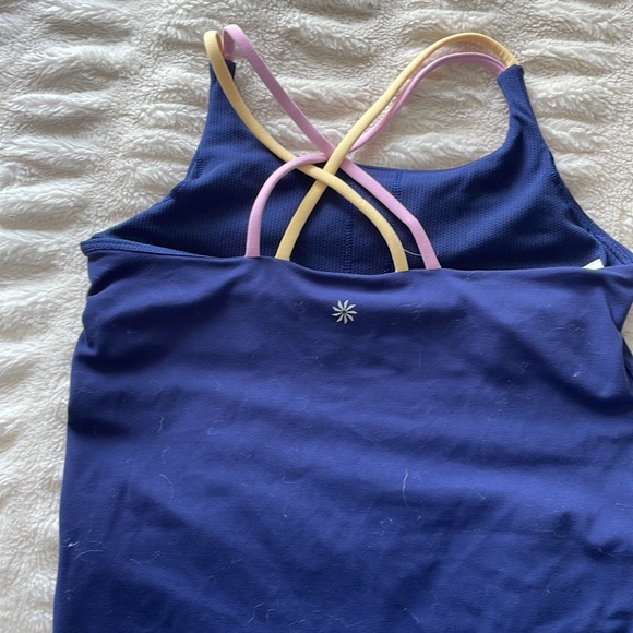 Athleta girl tank top navy size XL/14 - Picture 2 of 2